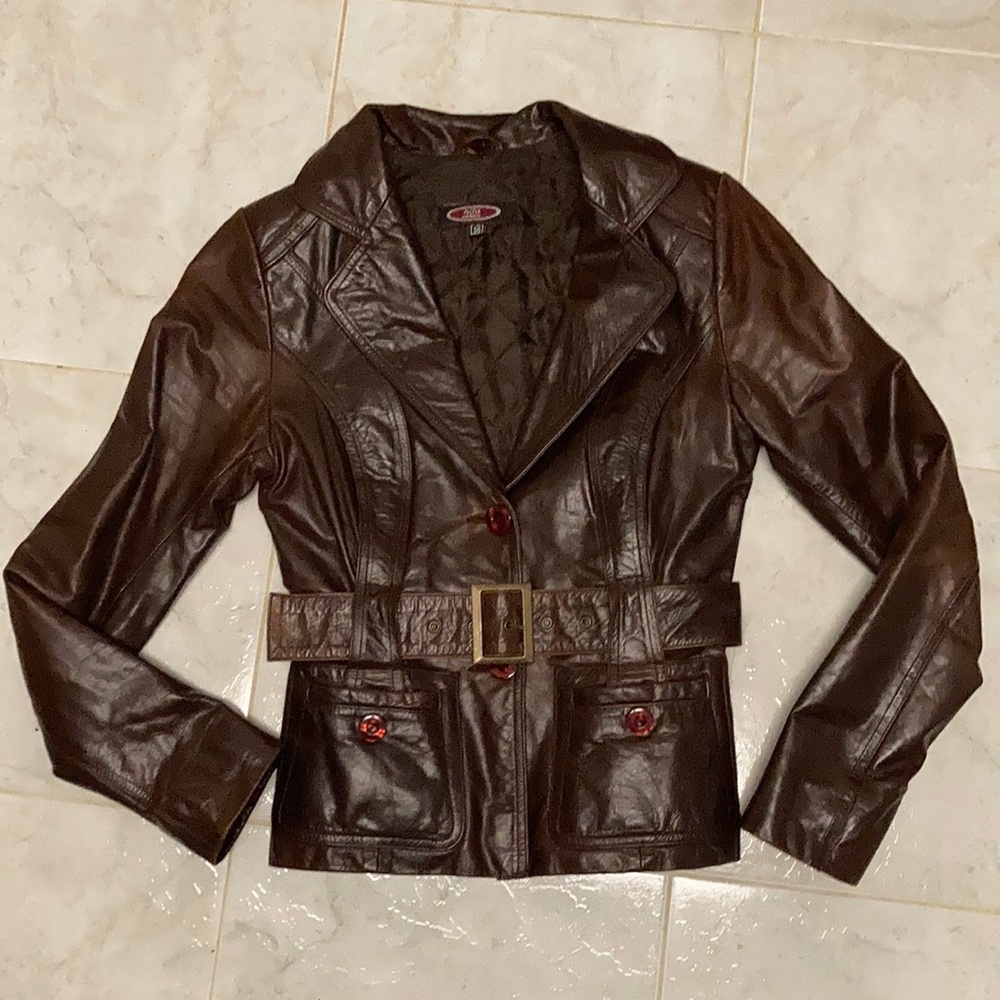 Genuine leather jacket